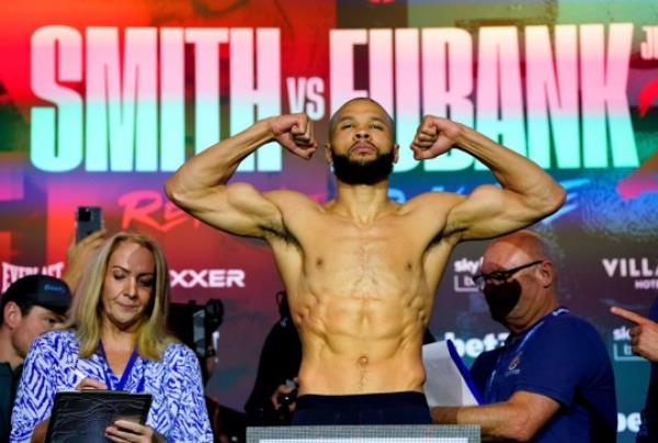 Chris Eubank Jr during a weigh-in at New Century Hall, Manchester. Picture date: Friday September 1, 2023. PA Photo. See PA story BOXING Manchester. Photo credit should read: Nick Potts/PA Wire. RESTRICTIONS: Use subject to restrictions. Editorial use only, no commercial use without prior co<em></em>nsent from rights holder.