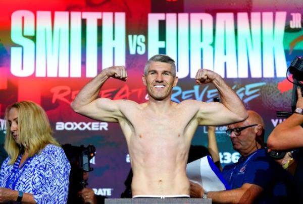 Liam Smith during a weigh-in at New Century Hall, Manchester. Picture date: Friday September 1, 2023. PA Photo. See PA story BOXING Manchester. Photo credit should read: Nick Potts/PA Wire. RESTRICTIONS: Use subject to restrictions. Editorial use only, no commercial use without prior co<em></em>nsent from rights holder.