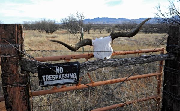 Kelly's ranch is located on the Arizona border with Mexico.