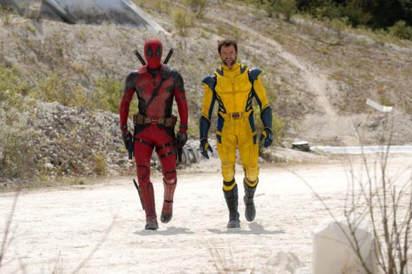 Ryan Reynolds stars as Deadpool and Hugh Jackman plays Wolverine in Deadpool and Wolverine