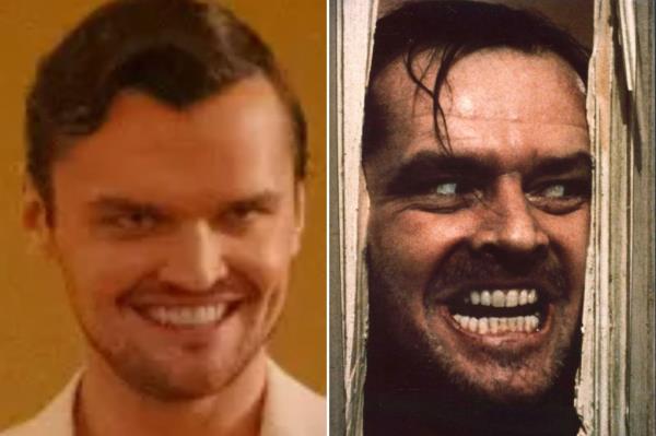 Ray Nicholson in Smile 2 and Jack Nicholson in The Shnining