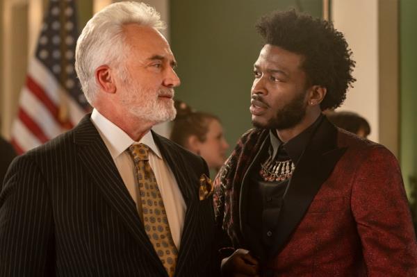 Anton (Bradley Whitford) and The Horse (Zackary Momoh) in a scene from 