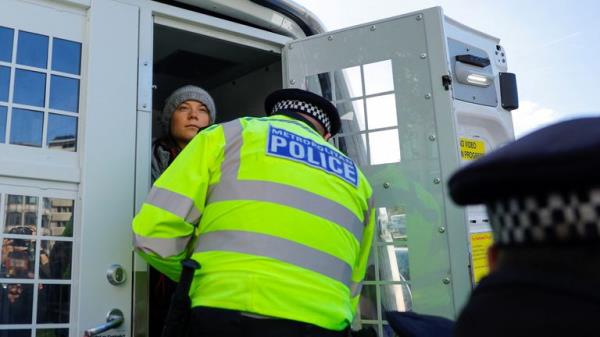 Greta Thunberg is detained