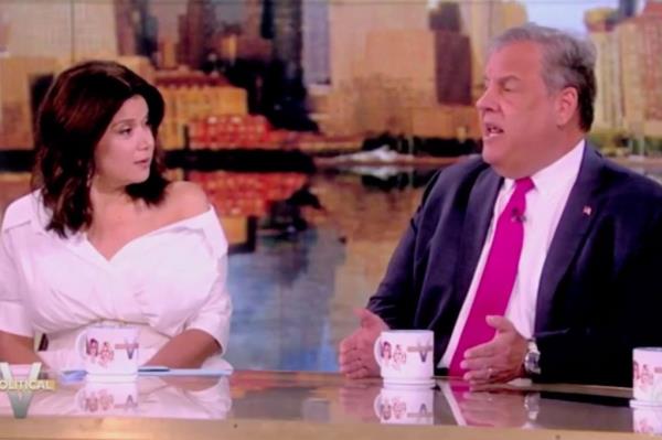 Ana Navarro pointed out to Christie that it was iro<em></em>nic for him to not vote and also say Democrats should abandon Biden as a canddiate. 