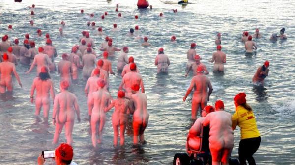 It was 7C outside and 12C in the water. NewsWire/Minch Media