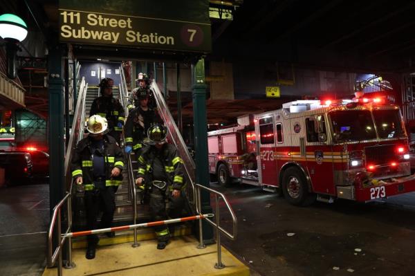 111th St. subway station at Roosevelt Avenue 