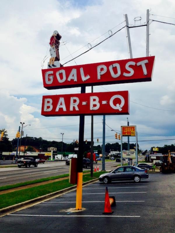 Goal Post Bar-B-Q in Anniston, Ala.