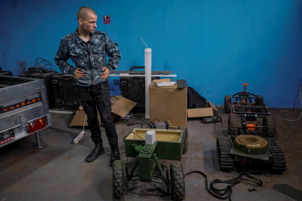 Former serviceman creates ground dro<em></em>nes for Ukrainian army