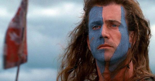 Mel Gibson in Braveheart 1995